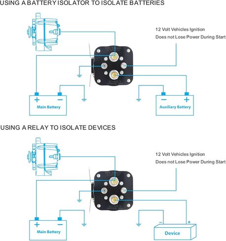 RECOIL BRL-200 200 أمبير عازل البطارية ومرحل بدء التشغيل عالي التيار in Kuwait