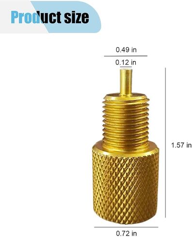 Brake Proportioning Valve Bleeder Tool, Proportioning Valve Brake Tool Compatible with Non-Adjustable GM Style Combination Valves, Disc/Disc Disc/Drum PV2 PV4, AC Delco 172-1353 & 172-1371 (Gold) in Saudi Arabia