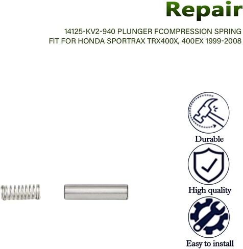 14125-KV2-940 Plunger FCompression Spring Fit For Honda Sportrax TRX400X, 400EX 1999-2008 By MOPASEN in Kuwait