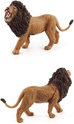 نموذج حيوانات برية مقلدة من Warmtree مجسم حيواني بلاستيكي واقعي للمجموعة (عائلة الأسود) in Kuwait