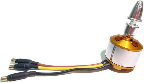 A2212 1400KV Brushless Outrunner Motor 10T with 3.5mm Male Banana Connectors for RC Aircraft/Multicopter 4/6 Axle Quadcopter(4PCS) in Kuwait