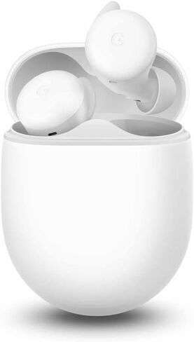 Google Pixel Buds A-Series - سماعات أذن لاسلكية - سماعات رأس مزودة بتقنية البلوتوث - متوافقة مع Android - أبيض واضح in Saudi Arabia