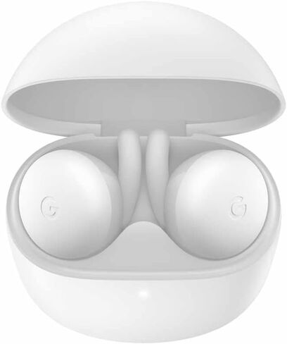 Google Pixel Buds A-Series - سماعات أذن لاسلكية - سماعات رأس مزودة بتقنية البلوتوث - متوافقة مع Android - أبيض واضح in Saudi Arabia