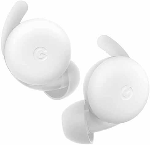 Google Pixel Buds A-Series - سماعات أذن لاسلكية - سماعات رأس مزودة بتقنية البلوتوث - متوافقة مع Android - أبيض واضح in Saudi Arabia