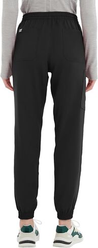 بنطال طبي للنساء - بنطال رياضي متوسط ​​الارتفاع بأربعة اتجاهات قابل للتمدد مع رباط خصر و7 جيوب in Kuwait