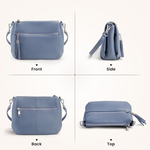befen Genuine Leather Crossbody Hobo Purses for Women, Ladies Shoulder Bags Handbags with 2 Shoulder Straps in Kuwait