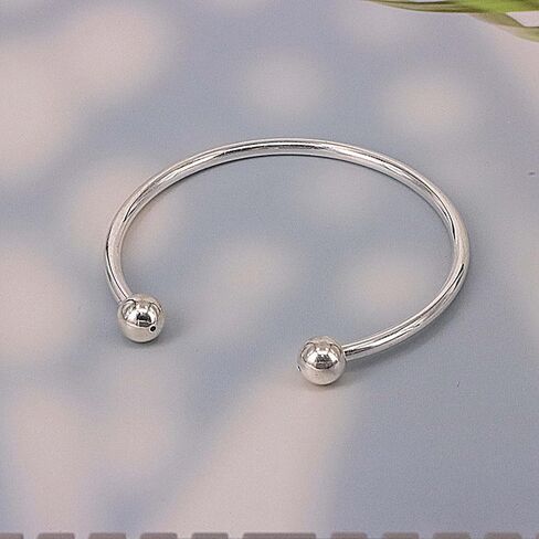 MIAO JIN 12PCS Ball Opening Adjustable Wire Blank Bracelet Expandable Bangle for Crafting DIY Jewelry Bracelets Making，2.4 Inchs（Gold） in Kuwait