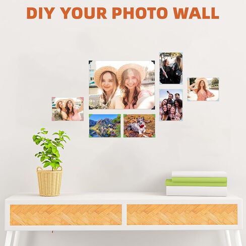 Giantree 192 Pcs Photo Corners for Scrapbooking, Self-Adhesive Photo Mounting Corners Picture Corner Sticker for Scrapbooks Album Diary DIY Craft Supplies, 8 Sheets 8 Colors(Multiple Colour) in Saudi Arabia