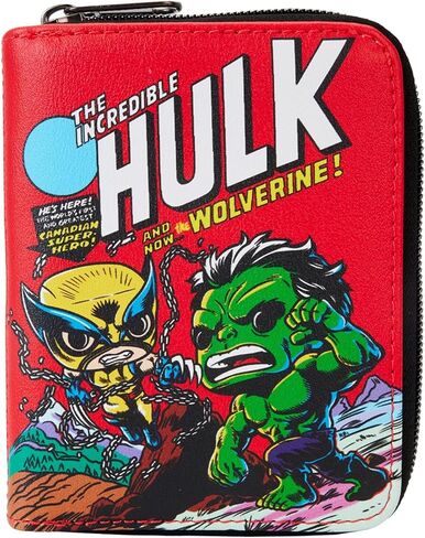 Funko Loungefly Marvel: الذكرى السنوية الخمسين لـ Wolverine - The Incredible Hulk and The Wolverine Wallet in Saudi Arabia