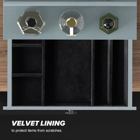 Cologne Organizer for Men, 4 Tier Cologne Stand, Cologne Shelf with Drawer and Hidden Compartment White Perfume Display Holder in Saudi Arabia
