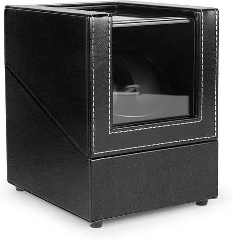Double Watch Winder Automatic Watch Winder for Women's and Men's with Quiet Motor Watch Winder Box for Automatic Watches in Saudi Arabia