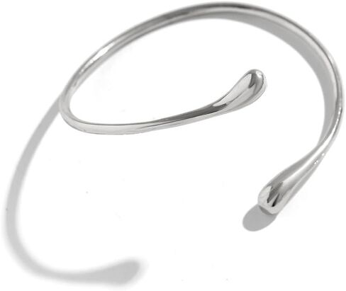 Todenb Upper Arm Cuff for Women Minimalist Adjustable Arm Band Gold Silver Arm Cuff Multi-Layer Arm Bracelet Upper Arm Jewelry in Kuwait