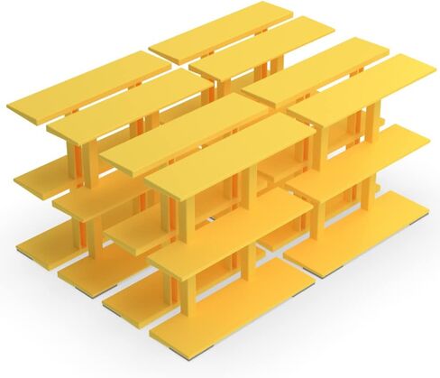 8 PCs Mini Shelf for 5 Surprise - Mini Brands, Fit 120-160 Mini Brands No Installation Needed, Toy Shop Display Stand Compatible with Mini Brands (Shelf Only) in Saudi Arabia