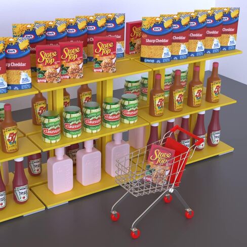8 PCs Mini Shelf for 5 Surprise - Mini Brands, Fit 120-160 Mini Brands No Installation Needed, Toy Shop Display Stand Compatible with Mini Brands (Shelf Only) in Saudi Arabia