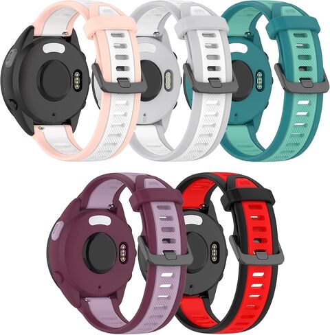 حزام لـ Garmin Forerunner 165، شريط بديل من السيليكون الناعم لـ Garmin Forerunner 165 / Forerunner 165 Music (بدون متتبع) in Kuwait