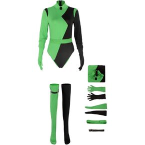 Anime Bodysuit Costume Womens Cosplay Jumpsuit Outfit for Halloween
