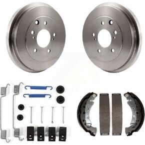 Transit Auto - Rear Brake Drum Shoes And Spring Kit For 2013-2019 Nissan Sentra K8N-100555