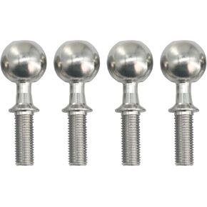 4Pcs RC Pivot Ball Parts,Hardened Steel Pivot Balls from for Steering Knuckle A-Arms Compatible with Arrma 1/8 Typhon 6S BLX 1/7 Felony Infraction 6S BLX RC Car Replace of ARA330657