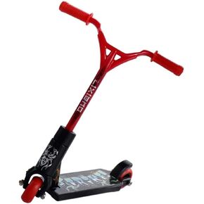 Red Mini Finger Scooter, Cute Mini Skateboards Plastic Finger Skateboards Finger Sport Interactive Photography Props Finger Boards and Finger Bikes （1Pc Random Red） in Kuwait