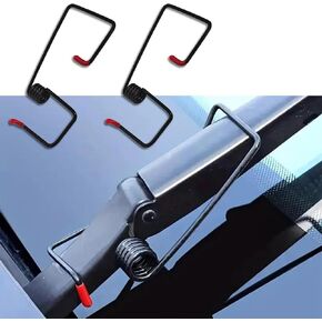 2PCS Windshield Wiper Arm Pressure Spring Booster, Coil Spring Booster with Silicone Cap, Windshield Wiper Arm Puller Tool Replacement Kit, Enhancing Wiper Performance