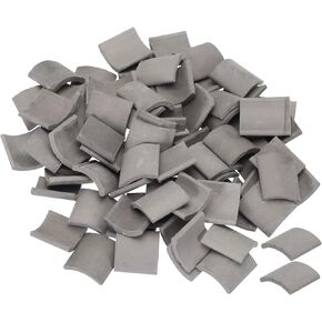 MECCANIXITY Miniature Roof Tiles Clay Model Roof Tiles Mini DIY Tiles Model Building Set for Model Building Dolls Pet Houses Garden Grey Pack of 80 Scale 1:1614x14x2mm/0.55x0.55x0.08