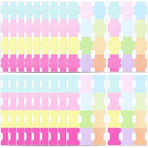 Writable Sticky Index Tabs, 20 Sheets Sticky Notes Flags Paper Blank Monthly Tabs Planner Stickers in 2 Styles