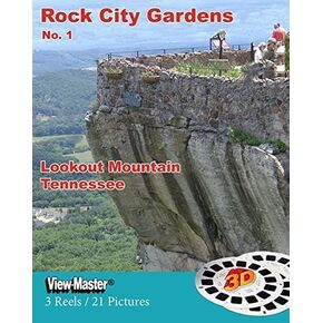 Rock City Gardens, Lookout Mountain, Tennessee - Classic ViewMaster - 3 Reels on Card - New