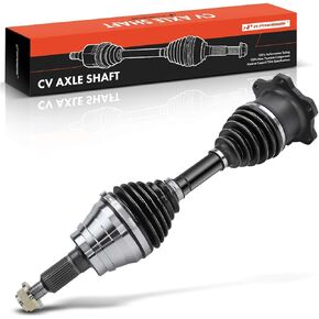 A-Premium CV Drive Axle Shaft Assembly Compatible with Chevy GMC Silverado Sierra 1500 2500 3500 HD Classic & Hummer H2, 4WD Models, with Heavy Duty Thermoplastic Outboard Boot, Front Left or Right
