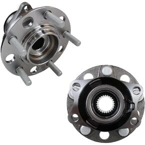 Autoround 512333 4WD/AWD Rear Wheel Bearing and Hub Assembly Compatible with Jeep Compass Patriot 2007-2017, Dodge Caliber 2007-2008 5 Lug w/ABS 2PCS