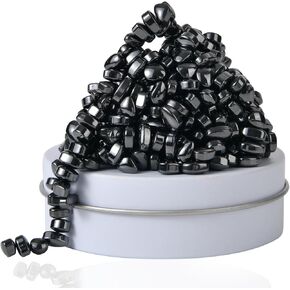 Magnetic Ferrite Putty Rocks,Multicolor More Than 300 Weak Magnetic Smooth Ferrite Pebbles, Magnet Rock Desk Toys and Time-Killer for Adults
