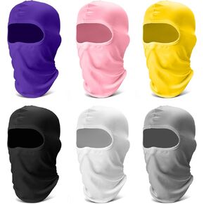Balaclava Face Ski Mask: 6 Pack Breathable Full Face Cover for Men Women Full Head Masks Neck Gaiter