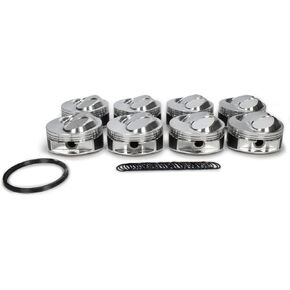 JE Piston, Open Chamber Dome GP, Forged, 4.610 in Bore, 0.043 in x 0.043 in x 3.0 mm Ring Grooves, Plus 43.00 cc