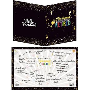 KMLIFE Farewell Jumbo Card, 22x14 Inches, Elegant Design, Inspirational Sentiment, Premium Quality, Perfect for Farewell Party