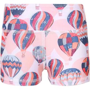 Kids Girls Tie Dye Dance Tumbling Shorts Gymnastics Yoga Workout Athletic Shorts Activewear