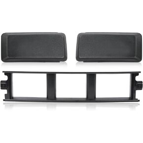 GRAND ORANGE Front Lower Grille Trim Panel & Bumper Guards Pads Inserts End Caps Compatible With Ford F150 2018-2020 JL3Z17B968BB ABS