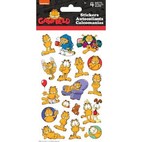 Garfield: Flat Out Garfield Standard Stickers - 4 Sheet