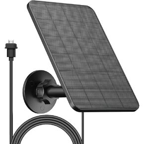 Solar Panel for Blink Camera Outdoor,3W Solar Panel Compatible with Blink XT/XT2 & Outdoor Camera&SimpliSafe Camera,Waterproof Solar Charger for Blink Camera with Rubber Plug(3W-2 Pack)