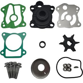 Water Pump Repair Kit With Impeller & Housing for Honda 25 30 HP 4-Stroke Outboard, Replacement number : 06193-ZV7-010,06193-ZV7-020,06193-ZV7-030 25HP 30HP BF25 BF30 (2003 and Later)
