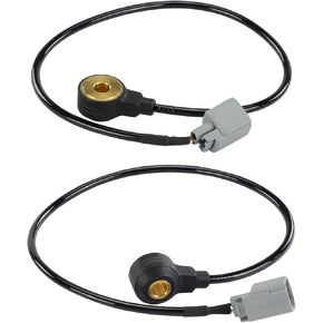 A-Premium Ignition Knock Detonation Sensor Compatible with Ford F-150, F-250 F-350 Super Duty, Fusion, Mustang, Expedition, Escape, Excursion & Lincoln Navigator, Mark LT & Mercury Mariner, 2-PC Set