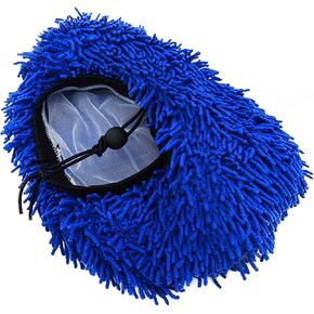 Plush Guard - Heavy Duty High GSM Microfiber Car Wash Brush Cover - Chenille Sleeve with Drawstring for Secure Fit, Soap-Passing, Washable, Scratch-Free Protection for Public Car Wash Brushes in Saudi Arabia
