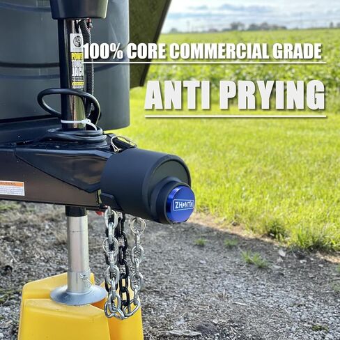 أقفال مقطورة 25/16، لوصلات مقاس 2-5/16 بوصة، قفل وصلة 2516 - قفل مقطورة عالي التحمل - يؤمن سلاسل الأمان، يتميز بقفل داخلي، وحماية المقطورة الخاصة بك، والمال، والسلامة الشخصية in Kuwait