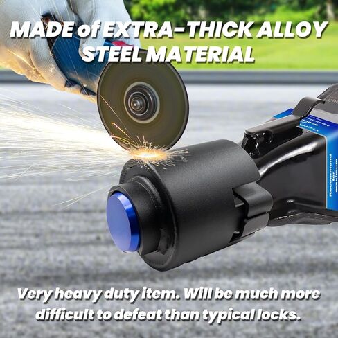 أقفال مقطورة 25/16، لوصلات مقاس 2-5/16 بوصة، قفل وصلة 2516 - قفل مقطورة عالي التحمل - يؤمن سلاسل الأمان، يتميز بقفل داخلي، وحماية المقطورة الخاصة بك، والمال، والسلامة الشخصية in Kuwait