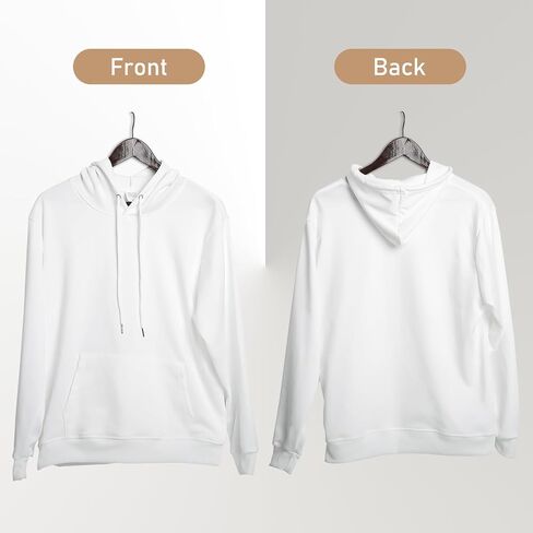 2 Pack Polyester Adult Hoodies for Sublimation White Blank Hooded Sweatshirt in Saudi Arabia