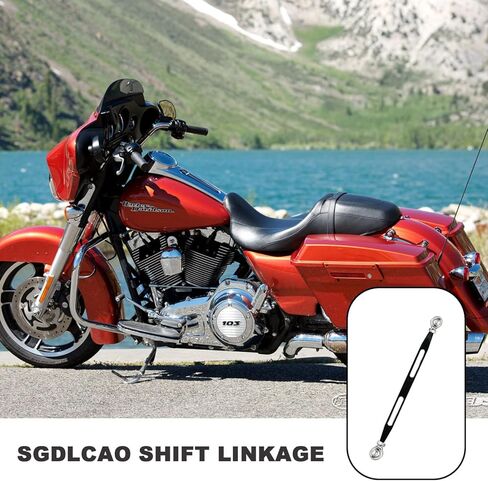Shift Linkage Adjustable 13" -14" Gear Shift Lever for Harley Davidson Electra Glide Road Glide Road King Street Glide Tour Glides Trikes 1980-2024 in Kuwait