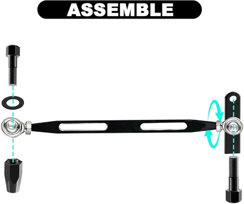 Shift Linkage Adjustable 13" -14" Gear Shift Lever for Harley Davidson Electra Glide Road Glide Road King Street Glide Tour Glides Trikes 1980-2024 in Kuwait