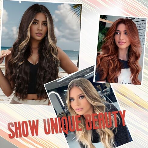 Black Wig Long Wavy Wigs for Women 4x1 Lace Hairline Wigs Upgraded Protein Fiber 26 Inch Curly Wave Natural Looking Hair Replacement Wigs Cosplay Costume Halloween Wig in Saudi Arabia
