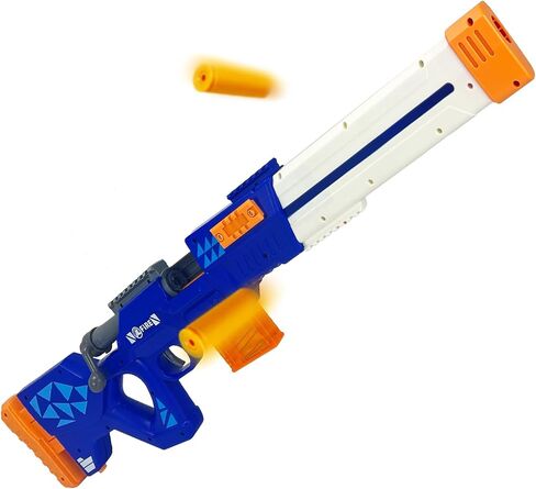 Toy Gun Pull Bolted Foam Blasters Soft Bullet Technological Cartoon Jumping Empty Shell Design with Scope 12 Shell 40 Soft Darts 2 Magazines for Boys Girls Teen Adults Indoor Outdoor Play in Saudi Arabia