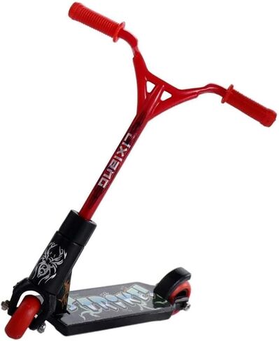 Red Mini Finger Scooter, Cute Mini Skateboards Plastic Finger Skateboards Finger Sport Interactive Photography Props Finger Boards and Finger Bikes （1Pc Random Red） in Saudi Arabia