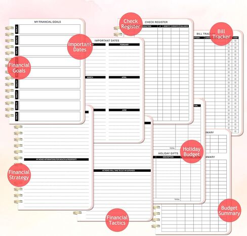 Undated Monthly Budget Planner - 12 Month Budget Book With Expense & Bill Tracker, Money Budgeting Notebook To Effectively Manage Your Finances - Green in Saudi Arabia