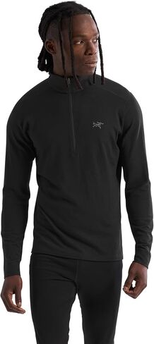 حذاء Arc'teryx Rho Merino من الصوف برقبة بسحاب للرجال | طبقة أساسية من صوف ميرينو خفيف الوزن in Saudi Arabia